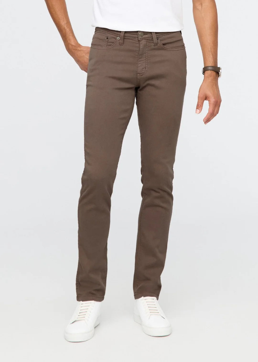 Du/er No Sweat Relaxed Jeans in Canteen