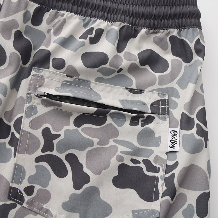 Ole Boy Everyday Shorts Grey Camo