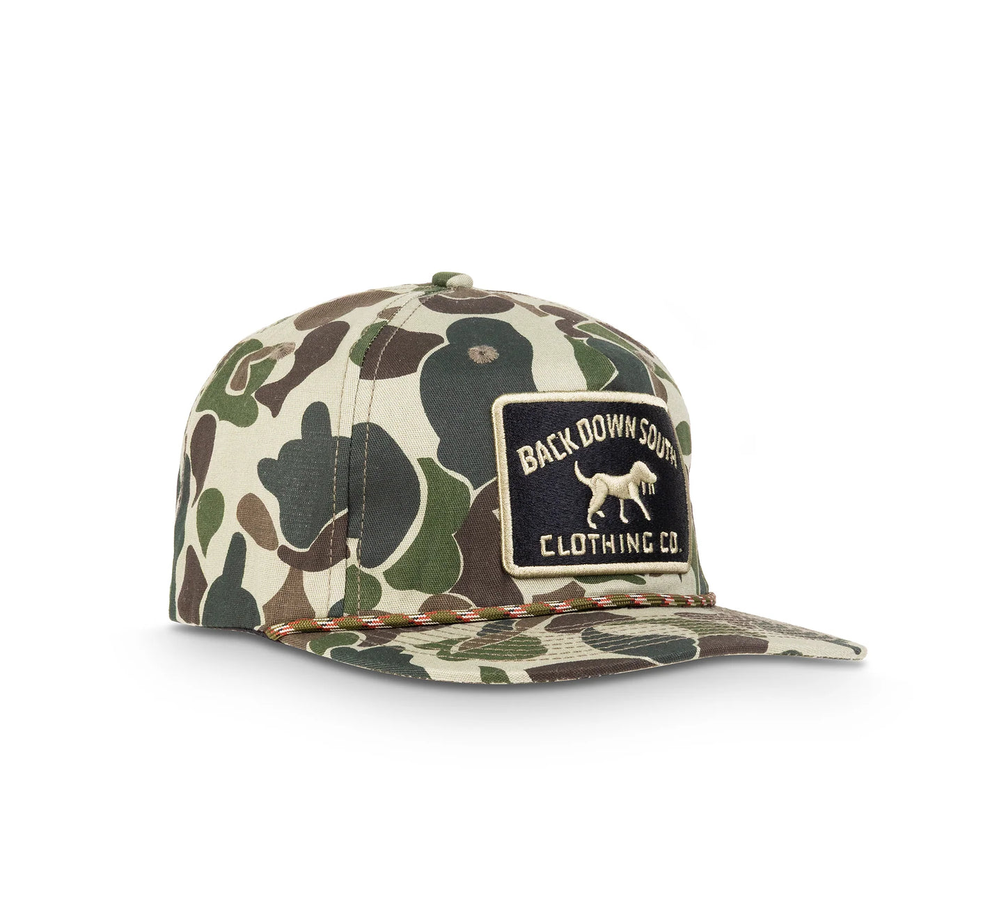 Back Down South Old School Camo Rope Hat