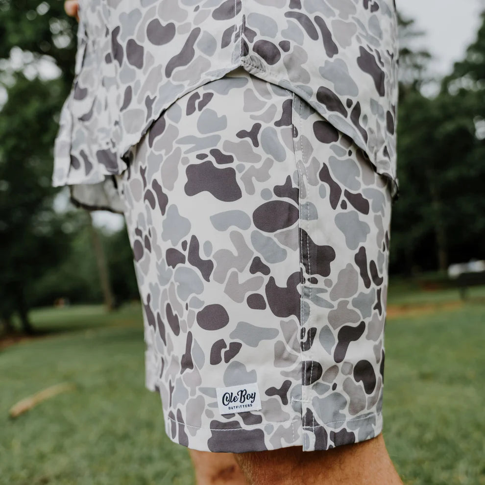 Ole Boy Everyday Shorts Grey Camo