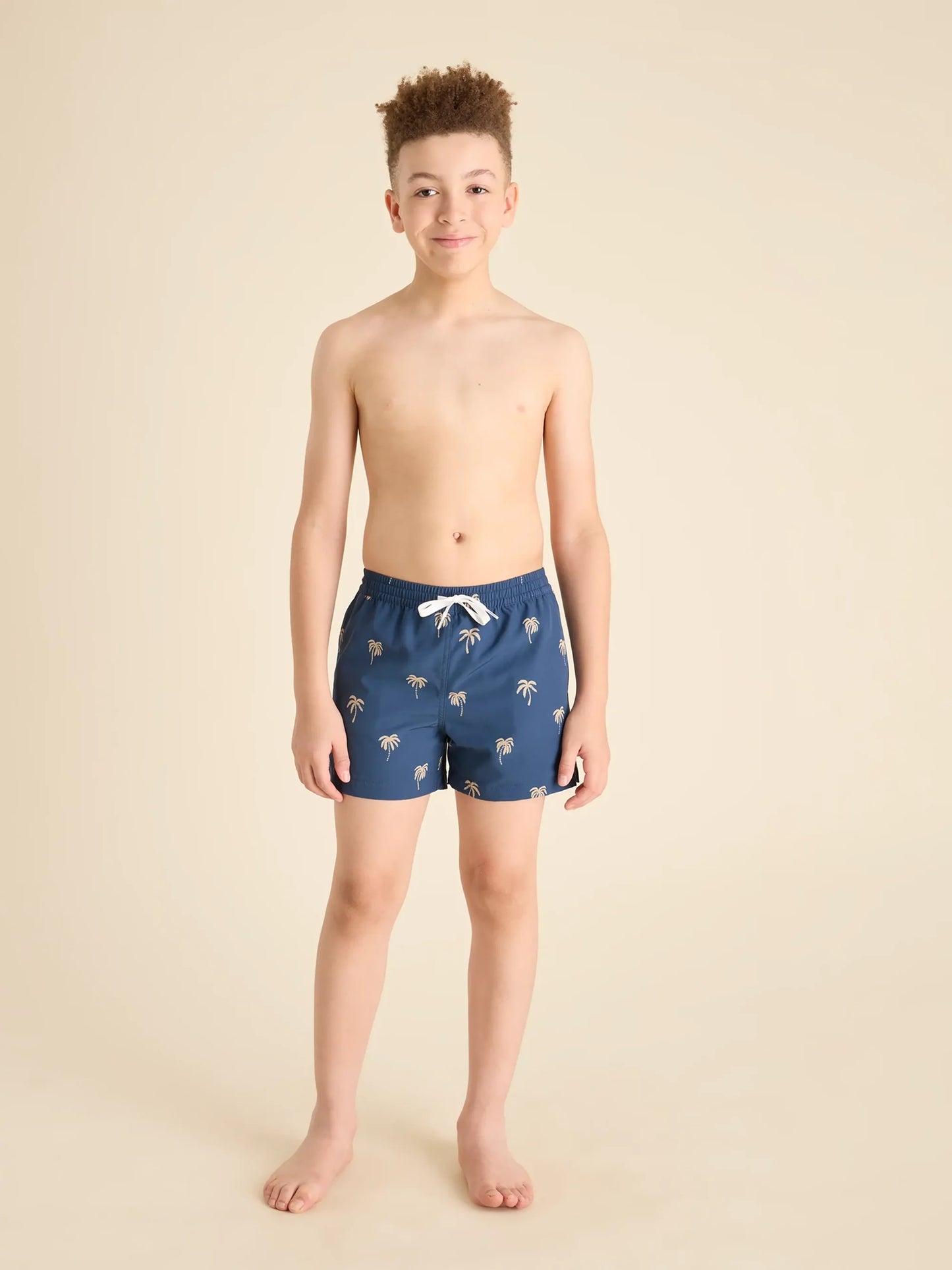 Chubbies Midnight Palms Swim Trunk Navy