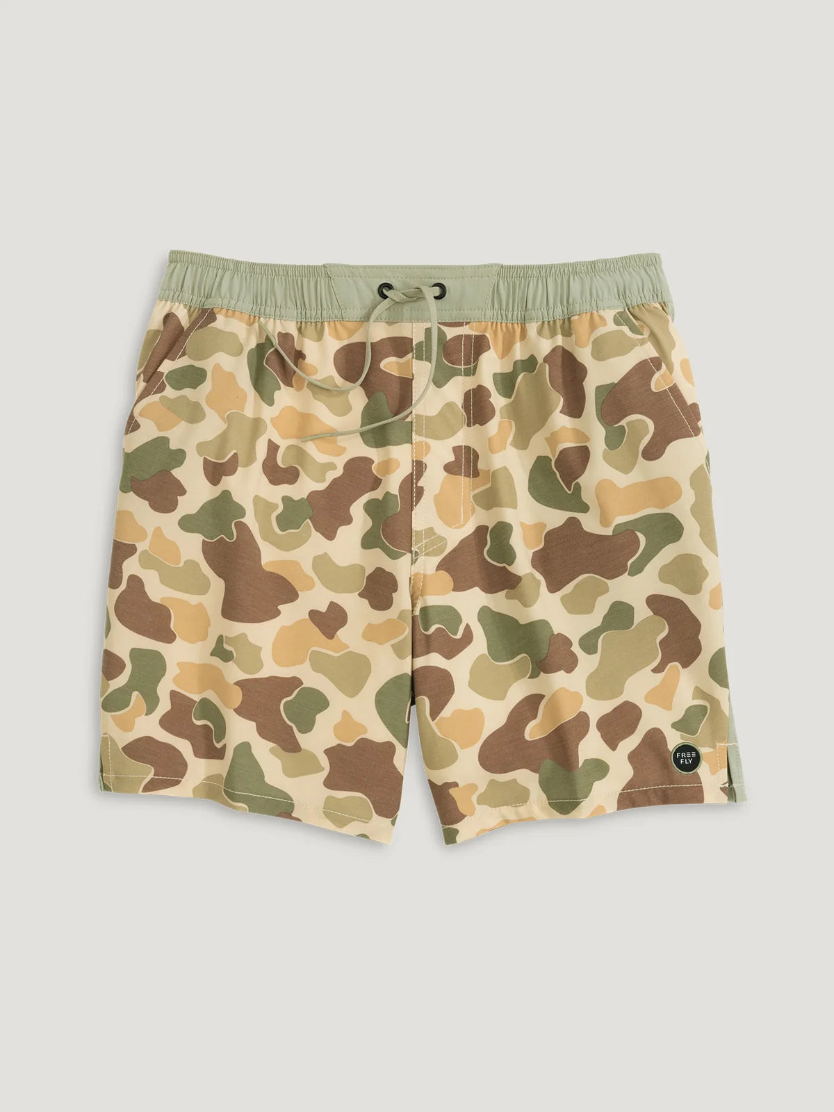 Free Fly Vintage Camo Palmera Boardshort