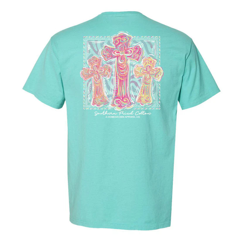 Southern Fried Cotton Faith Hope Love Tee