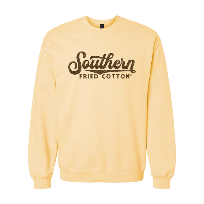 Southern Fried Cotton Vintage Logo - Front Print Crewneck