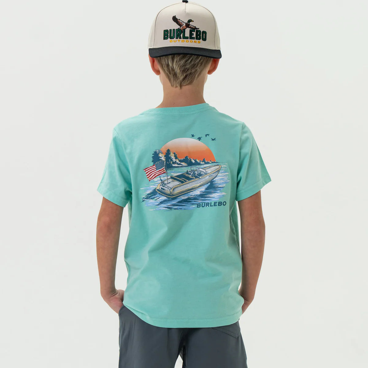 Burlebo Youth Tee - Lake Weekend - Island Reef