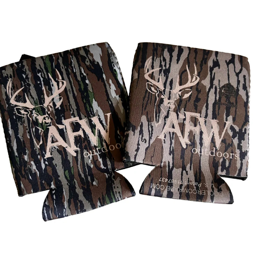American Flyway Waterfowl Buck logo Regular Can Koozie