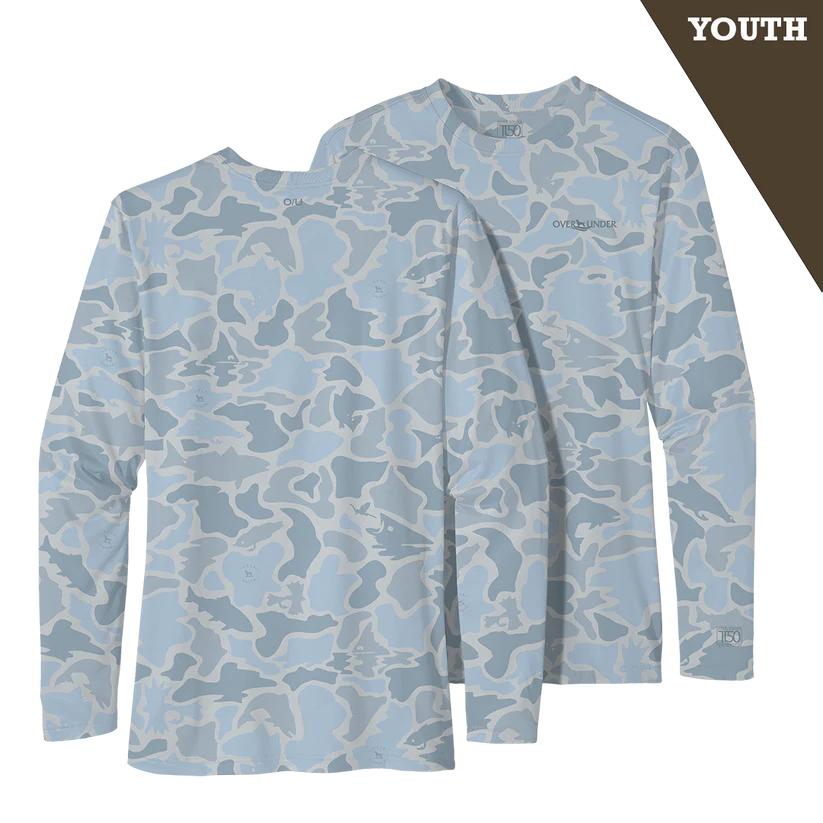Over Under Youth Tidal Water Camo