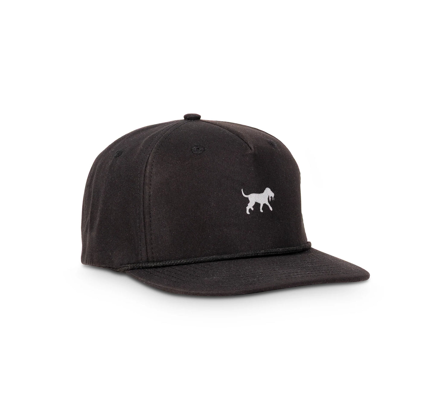Back Down South Weekender Rope Hat Black - Silver Logo