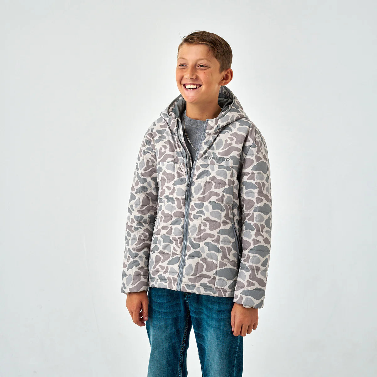Burlebo Youth Puffer Jacket Classic Deer