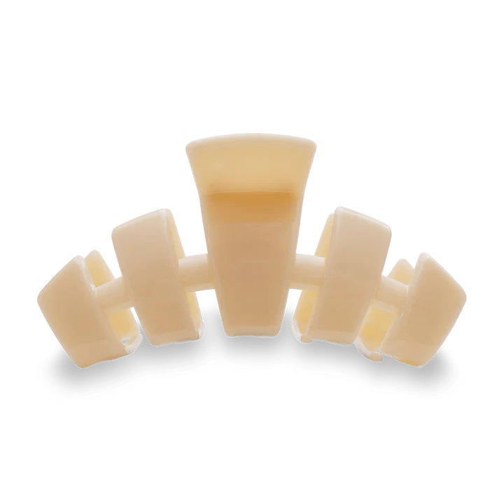Teletie Classic Almond Beige Large Claw Hair Clip