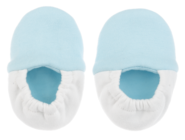Baby Light Blue Funny feet Slippers