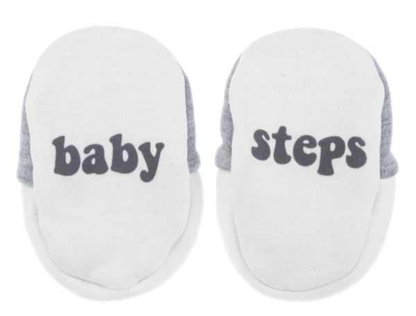Baby Grey Funny Feet Slippers