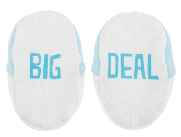 Baby Light Blue Funny feet Slippers