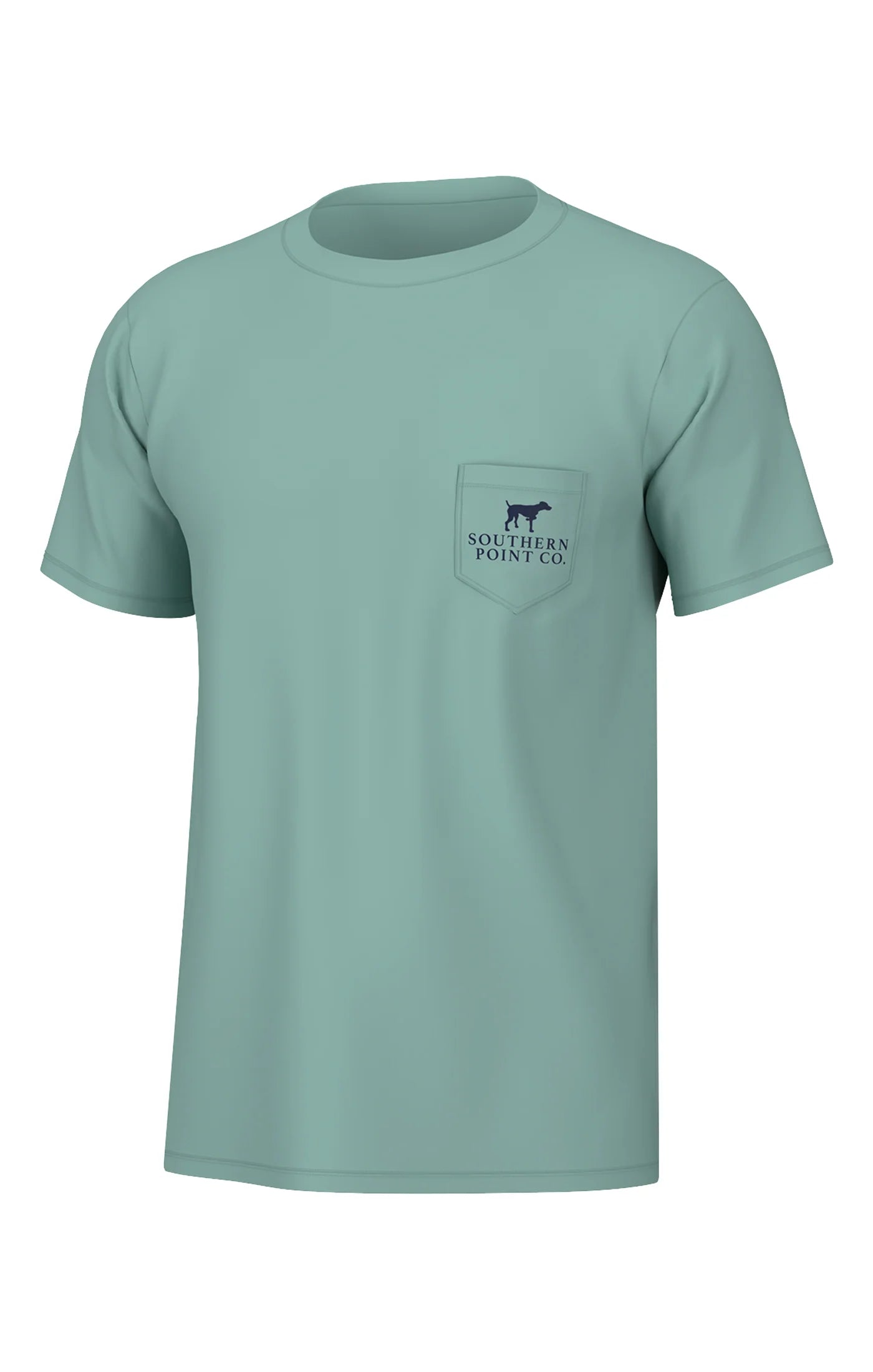 Southern Point Bonfire Tee in Emerald Coast