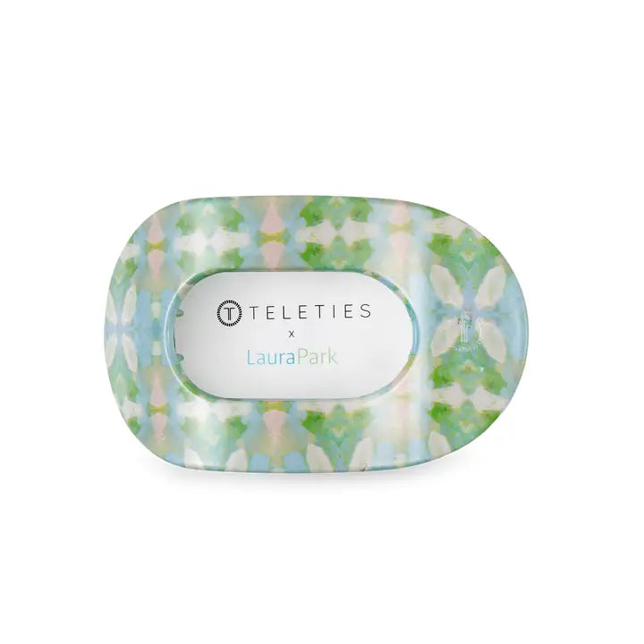 Teleties Elephant Falls Flat Round Medium Hair Clip