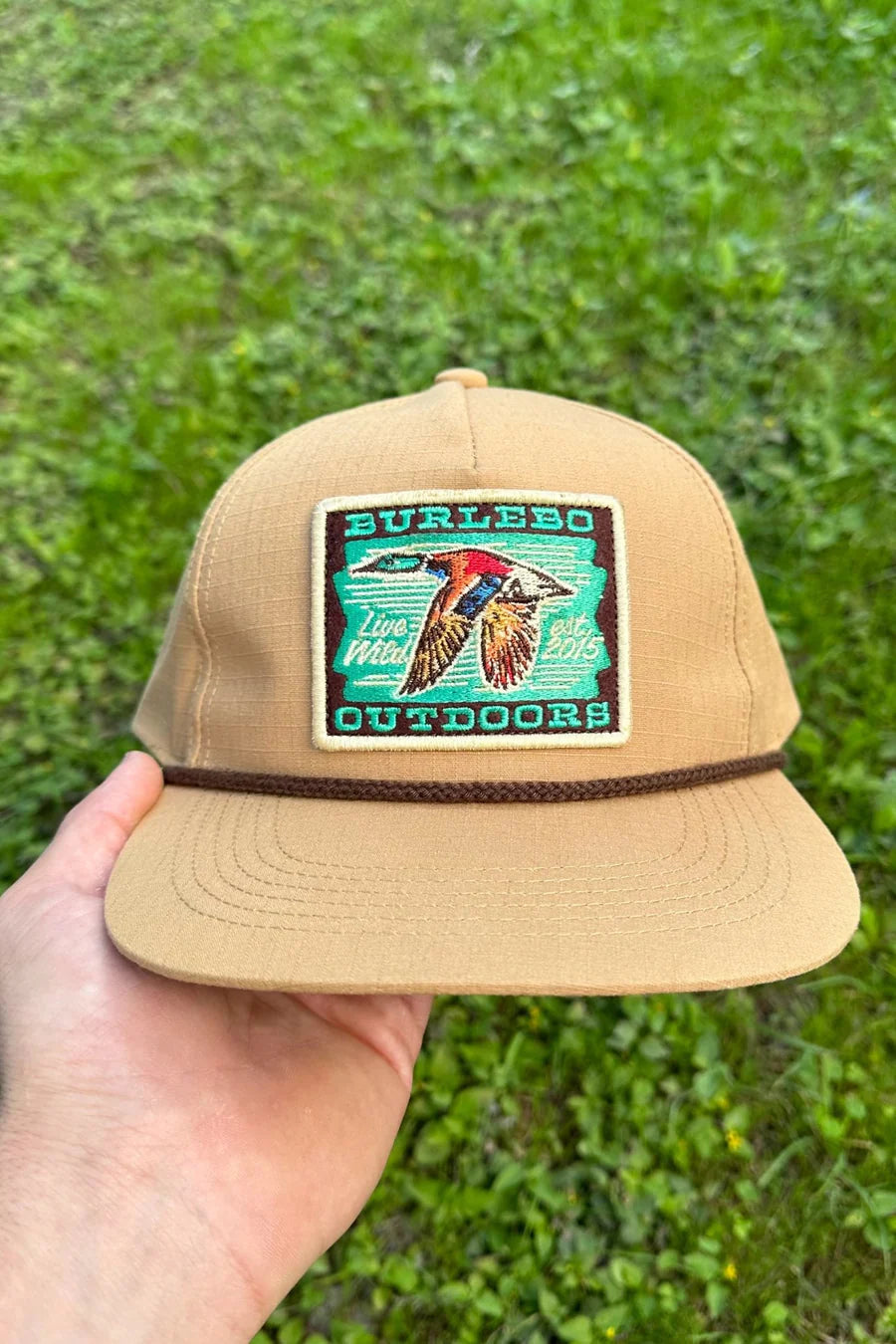 Burlebo Green Head Duck Patch Hat