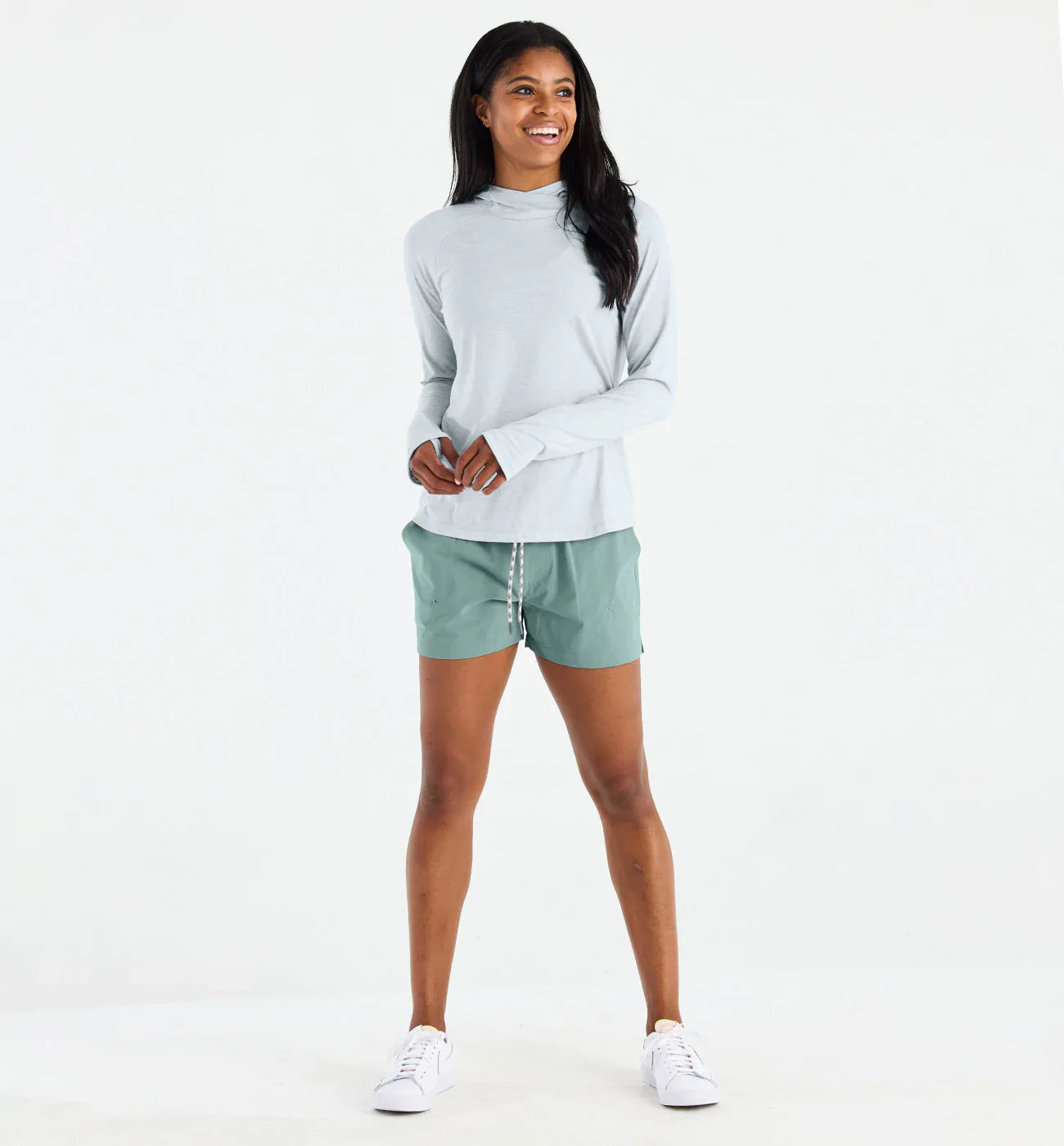 Free Fly Elevate Hoodie Heather Tide Pool
