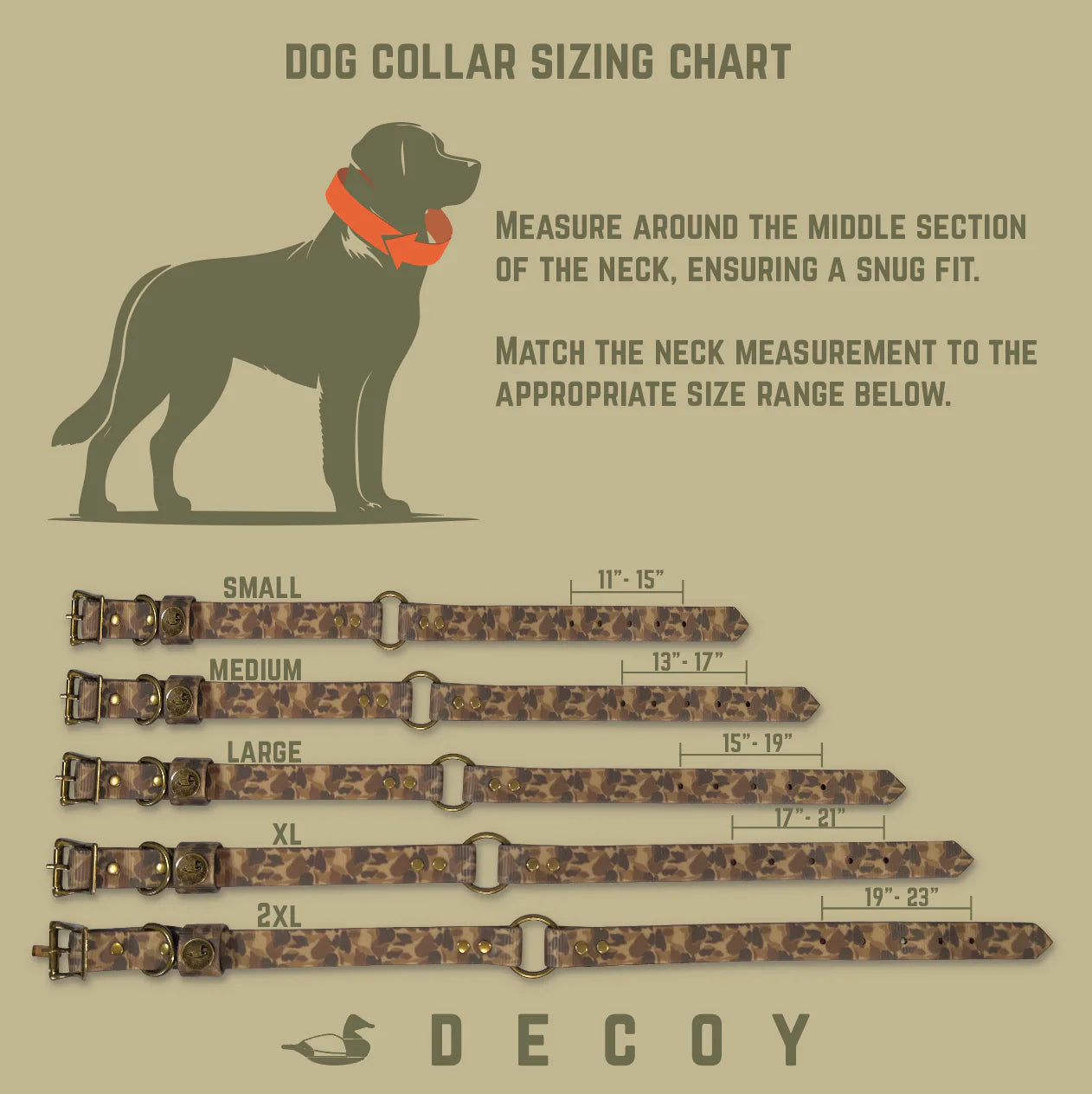 Dixie Decoys FrogSkin Camo Dog Collar