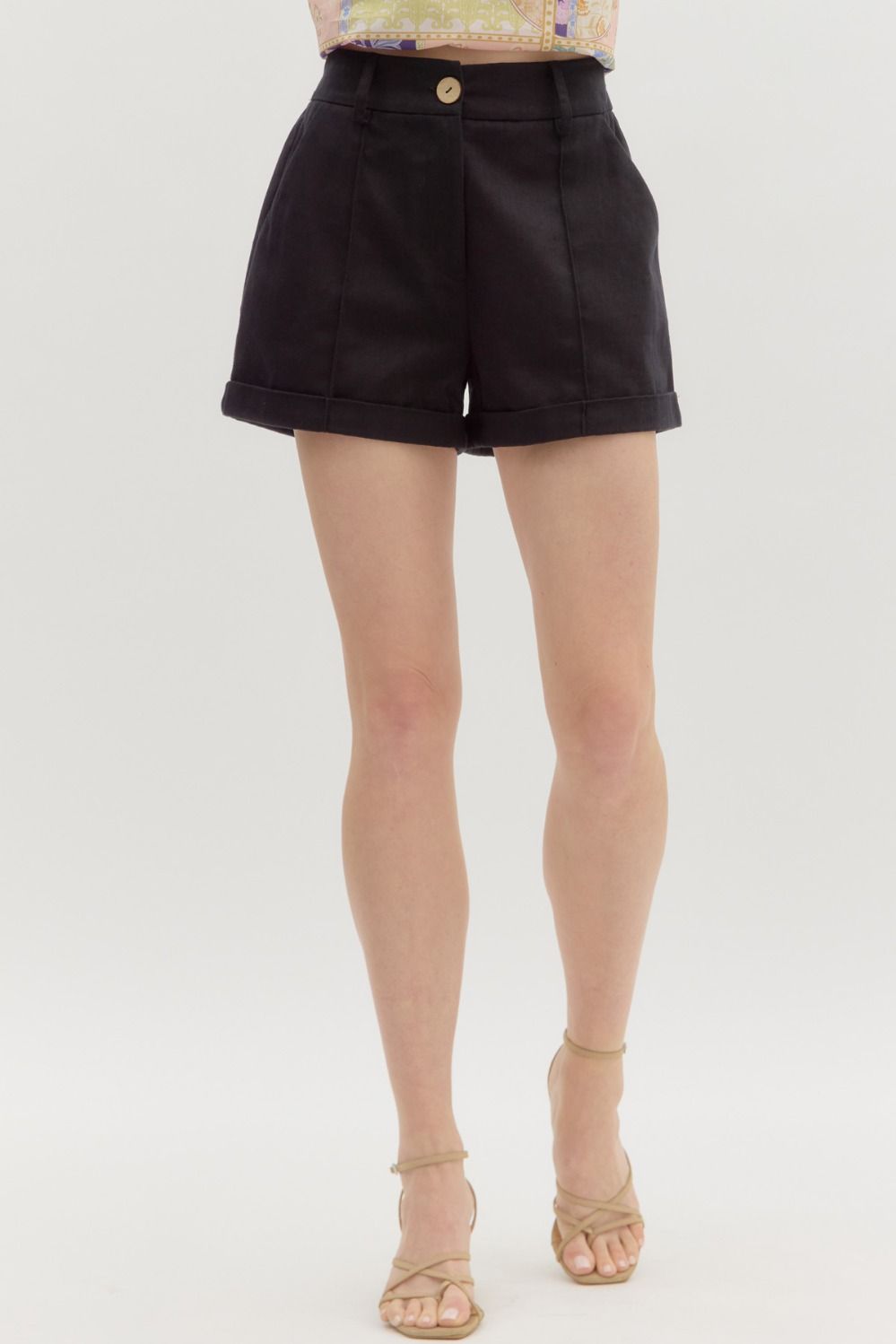 Entro Black Shorts 'Being Bold'