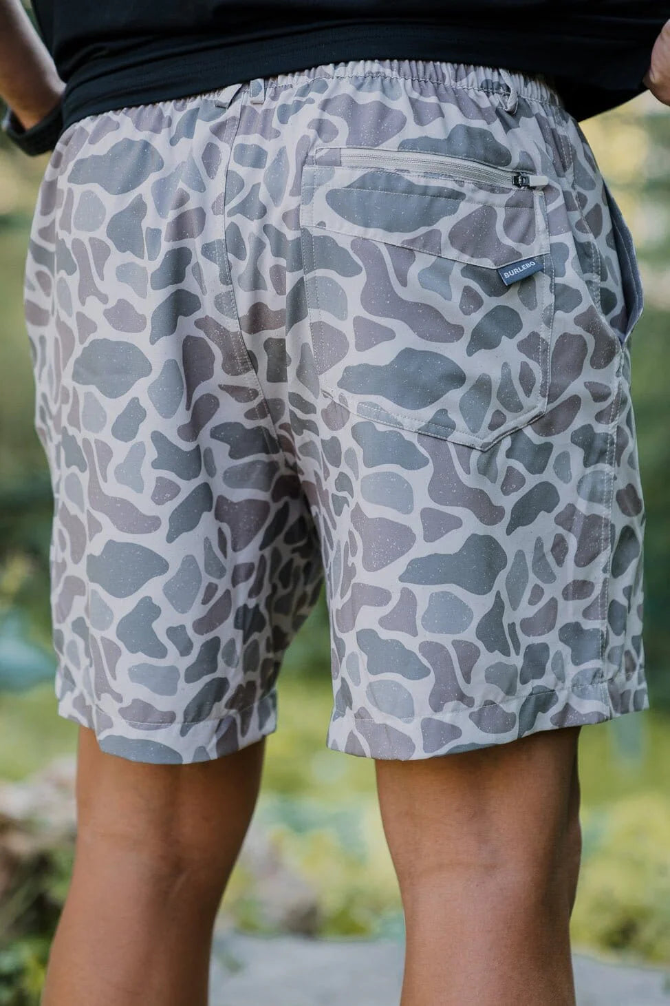 Burlebo Classic Everyday Deer Camo Shorts 7" Inseam