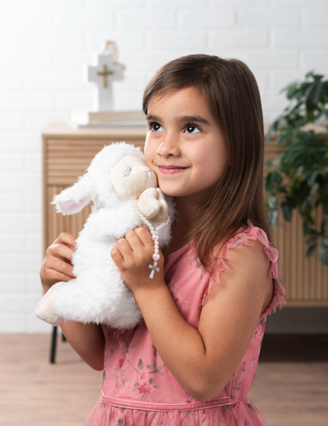My Rosary Lamb 2pc 8"