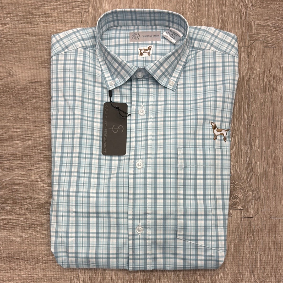 Cardinal Creek Blue Plaid Button Up