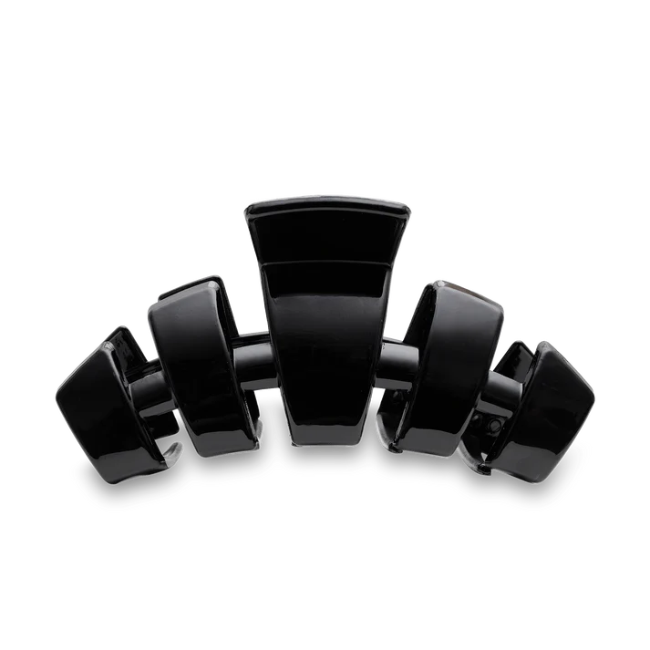 Teletie Classic Jet Black Large Claw Hair Clip