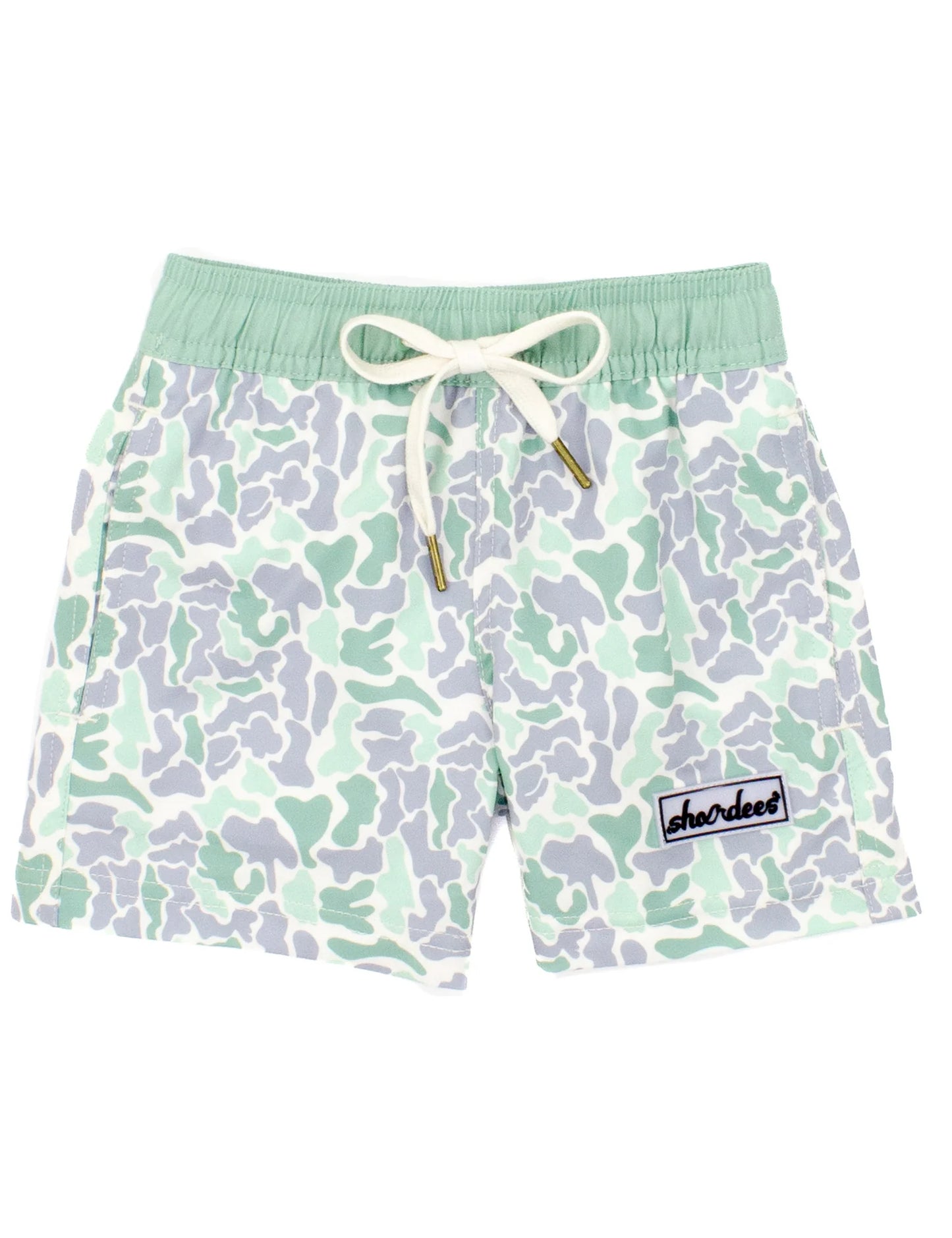 Properly Tied Shordees Swim Sage Camo