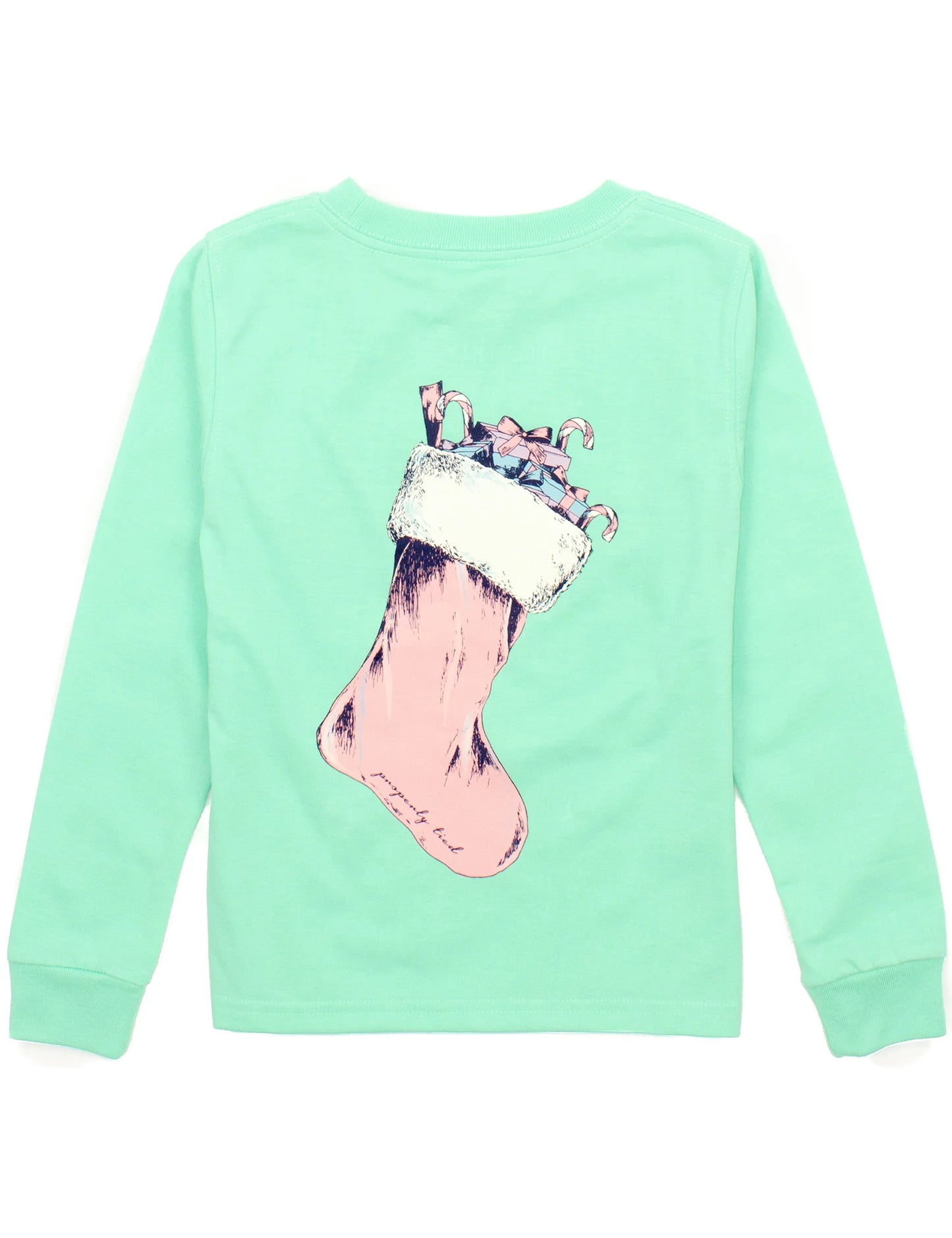 Properly Tied Stocking LS Tee