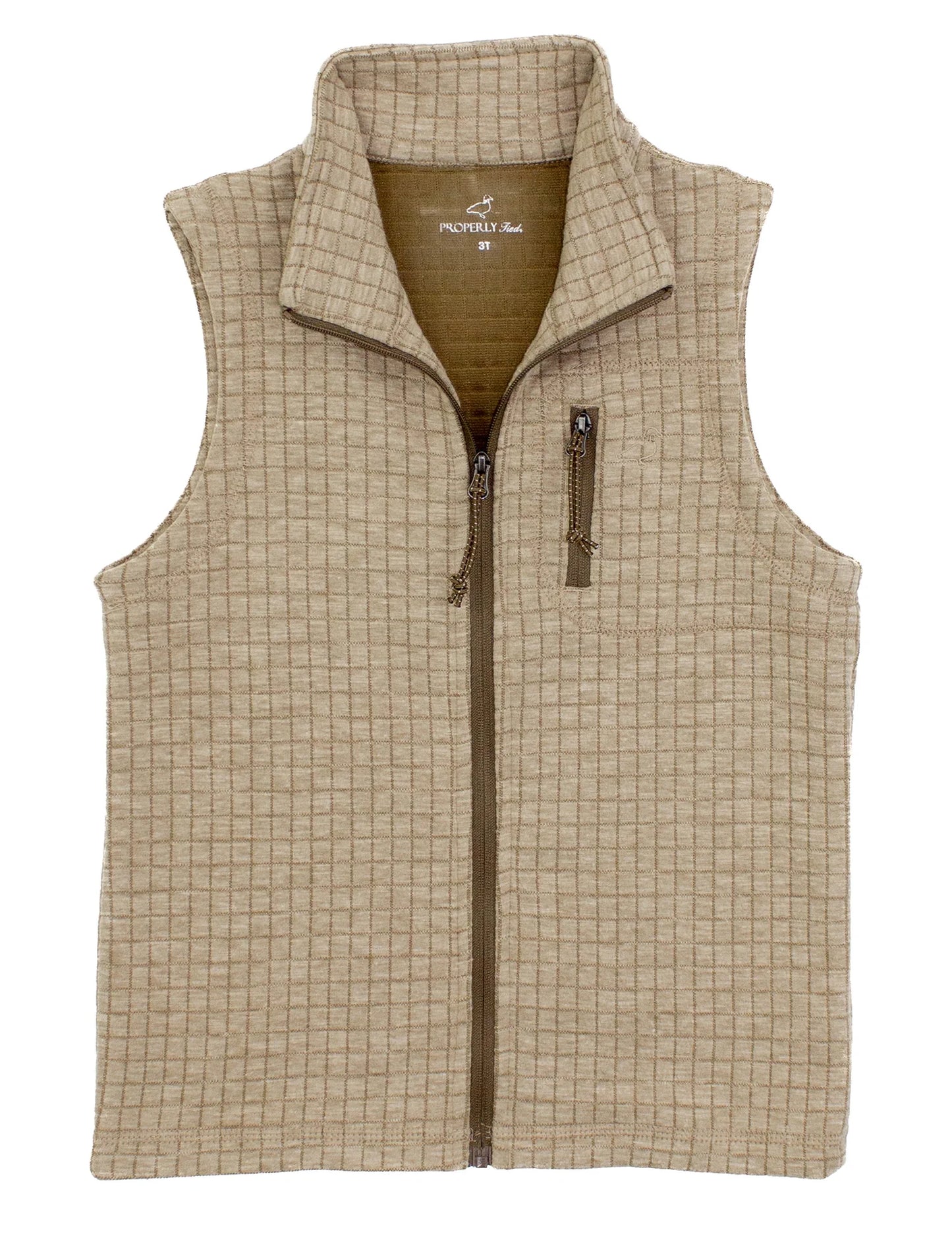 Properly Tied Boys Delta Vest White Oak