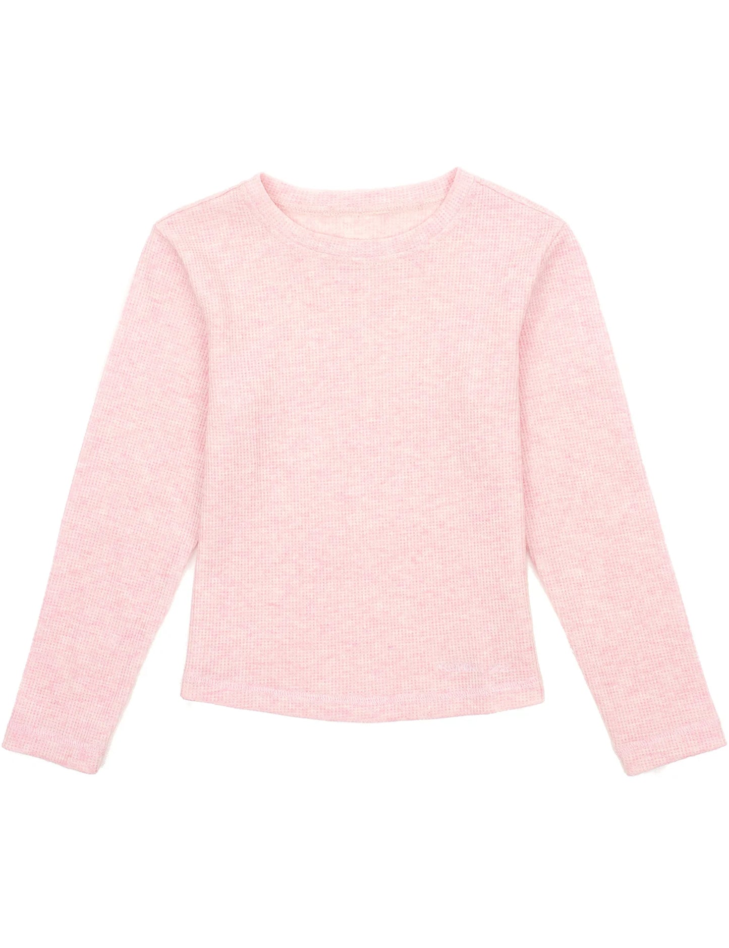 Properly Tied Sophie Waffle Tee Light Pink