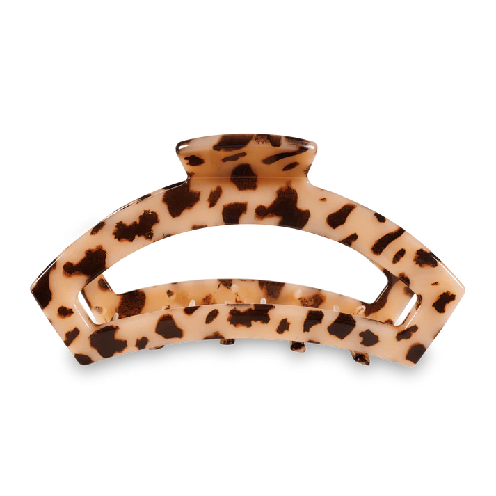 Teletie Open Blonde Tortoise Large Claw Hair Clip