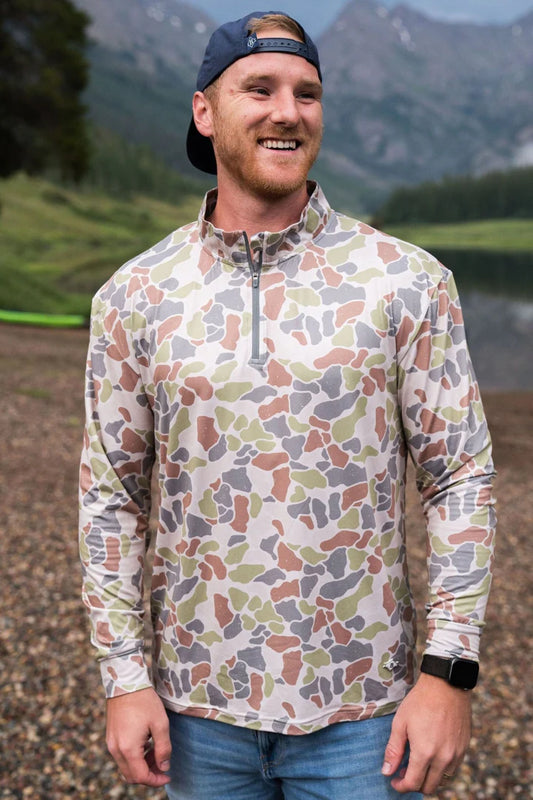 Burlebo Driftwood Performance Quarter Zip