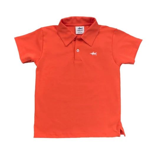 Saltwater Boys Signature Pima Polo- Brick