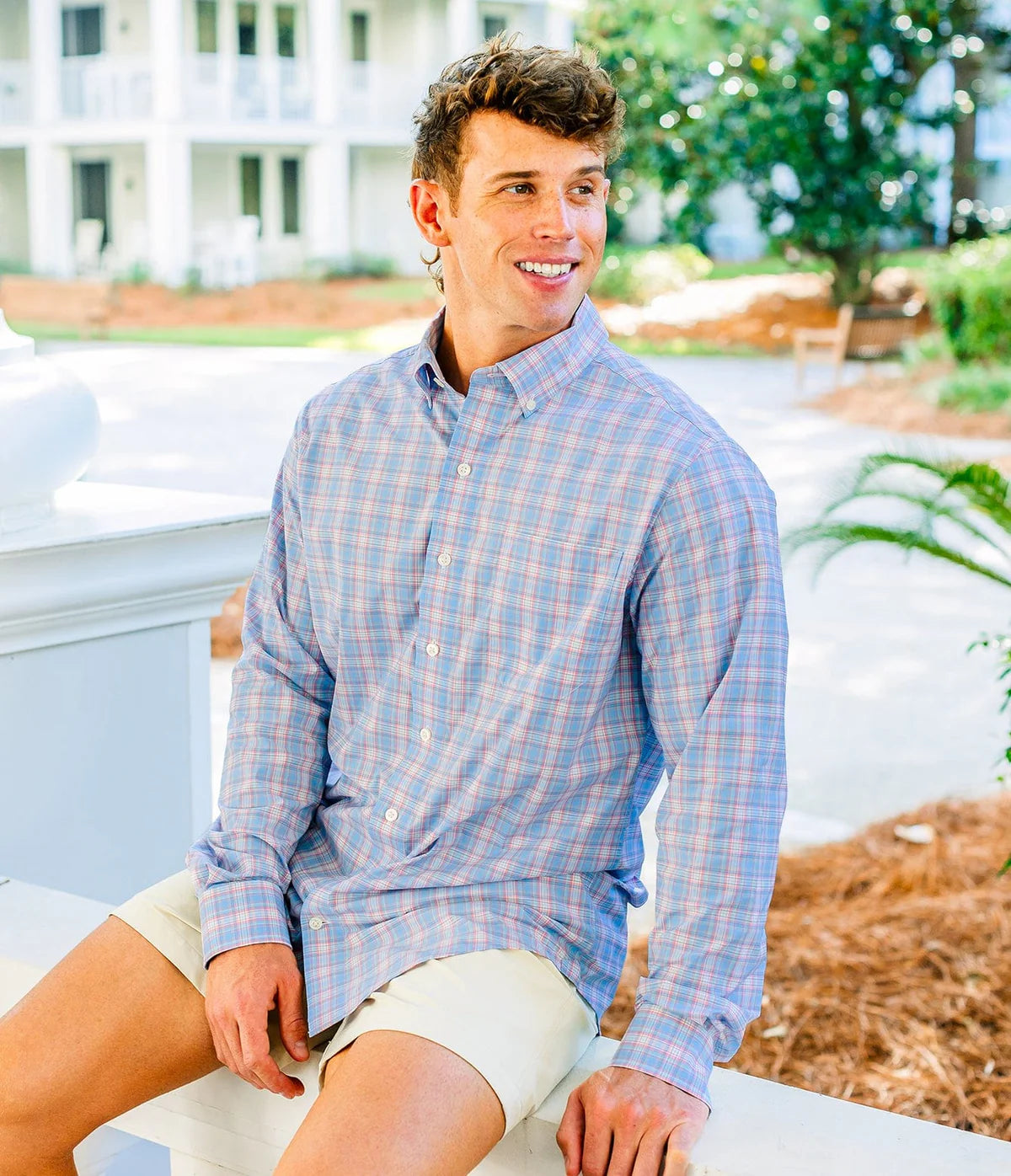SSCO Edmonton Plaid LS Button Up