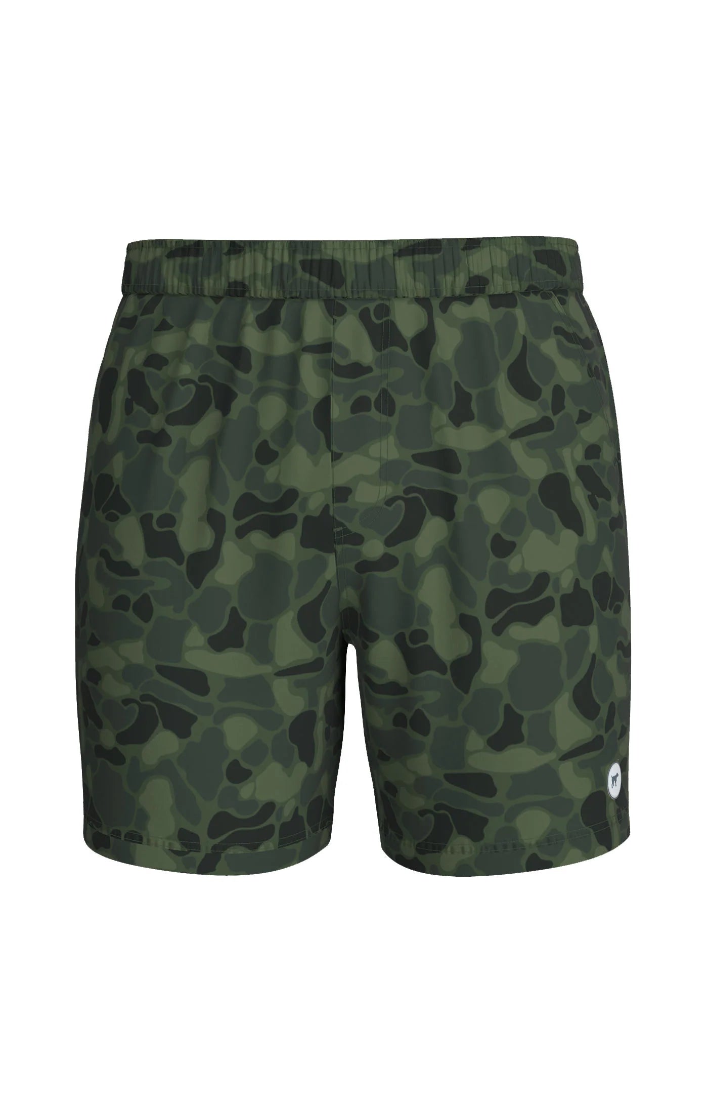 Southern Point Youth Sun Washed Shorts- Camo Green