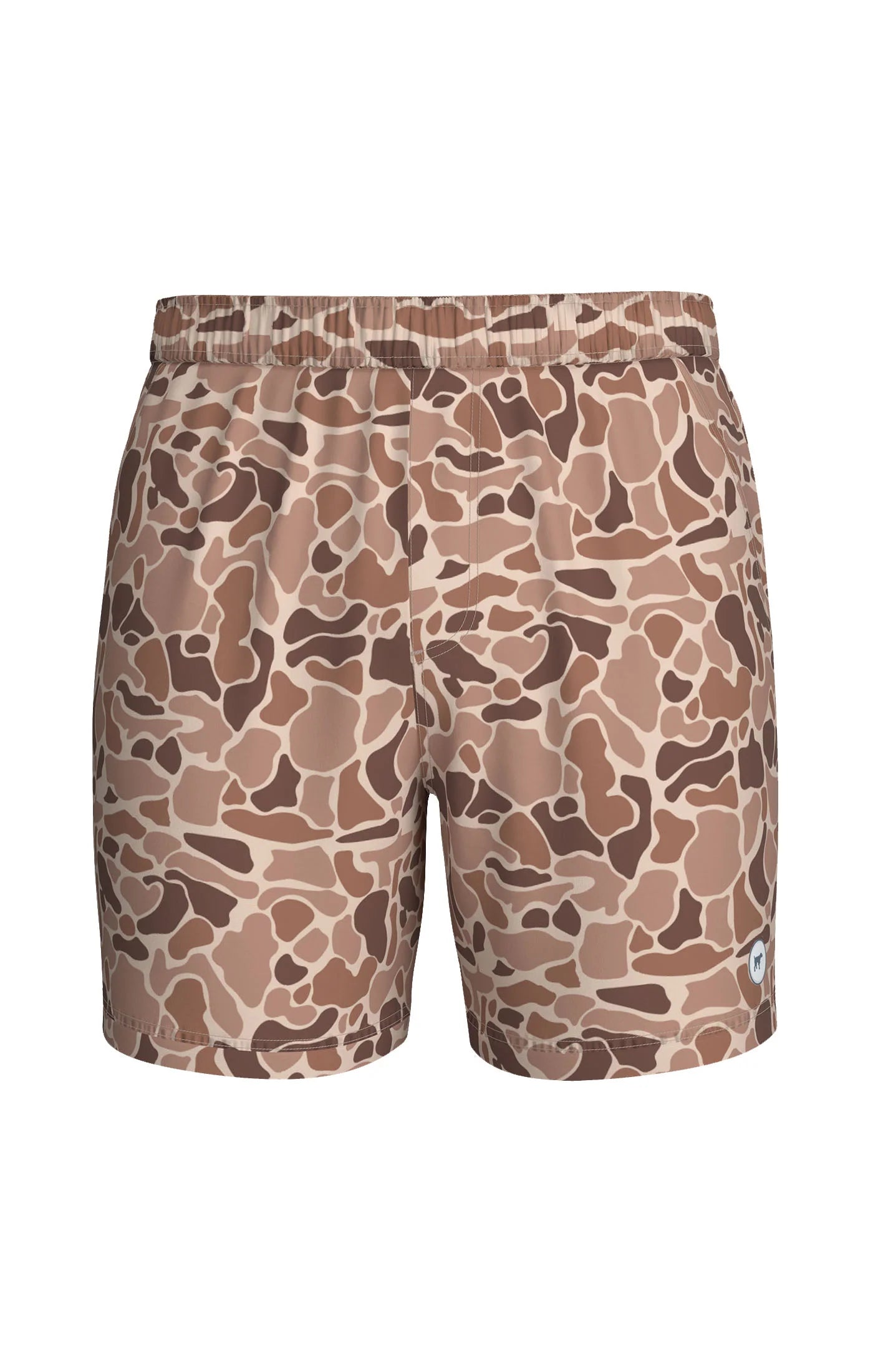 Boys Southern Point Sun Washed Shorts- Camo Tan