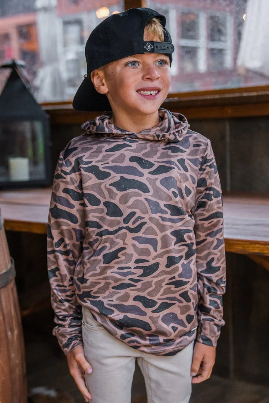 Burlebo Gauge Camo Hoodie Youth