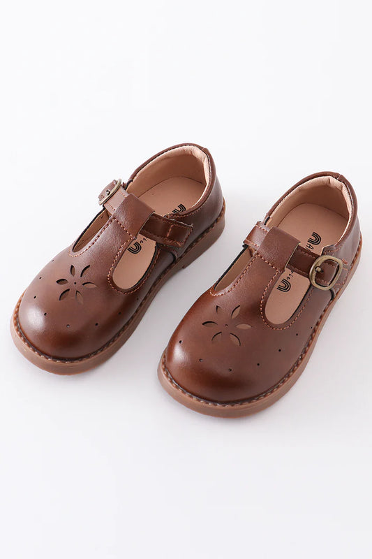 Brown Mary Jane Shoes Girls