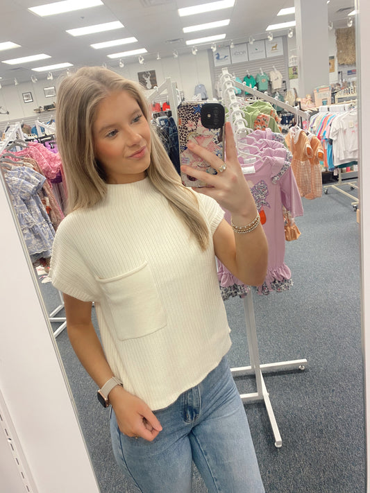 Cream Knit Sweater