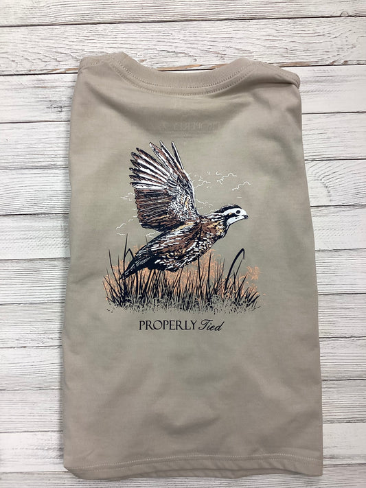 Properly Tied Quail LS Tee