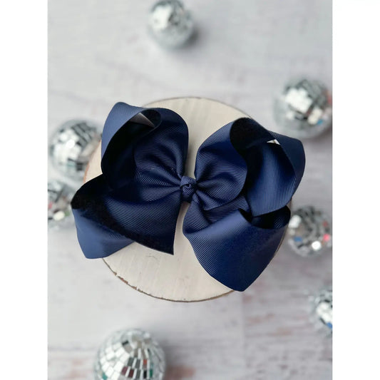 Navy 5.5 Hairbow