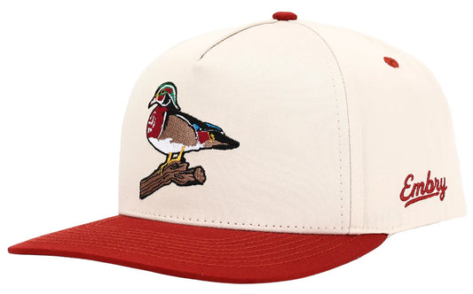 Embry Cream/Red Woody Hat