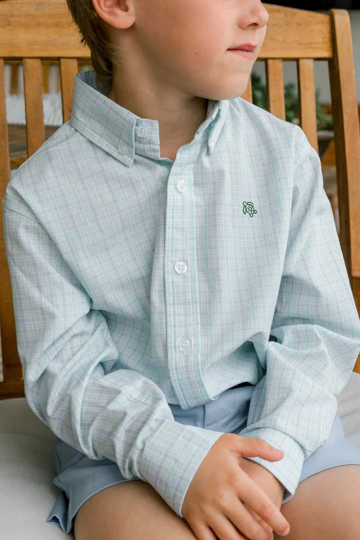 Bailey Boy's Button Down Shirt "Sawgrass"