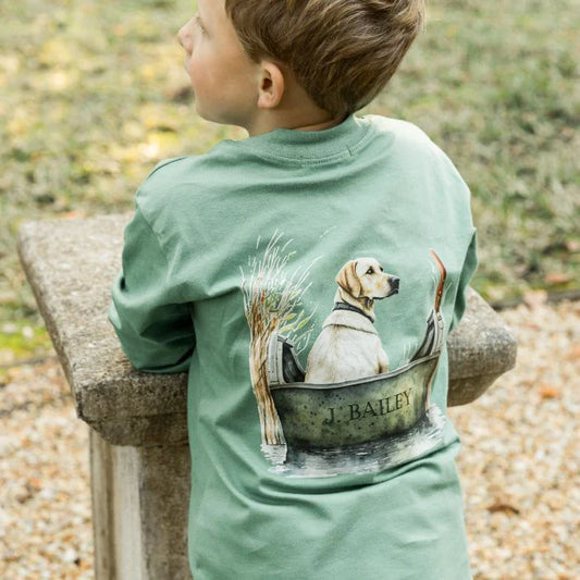 J Bailey Dog In Boat L/S Tee