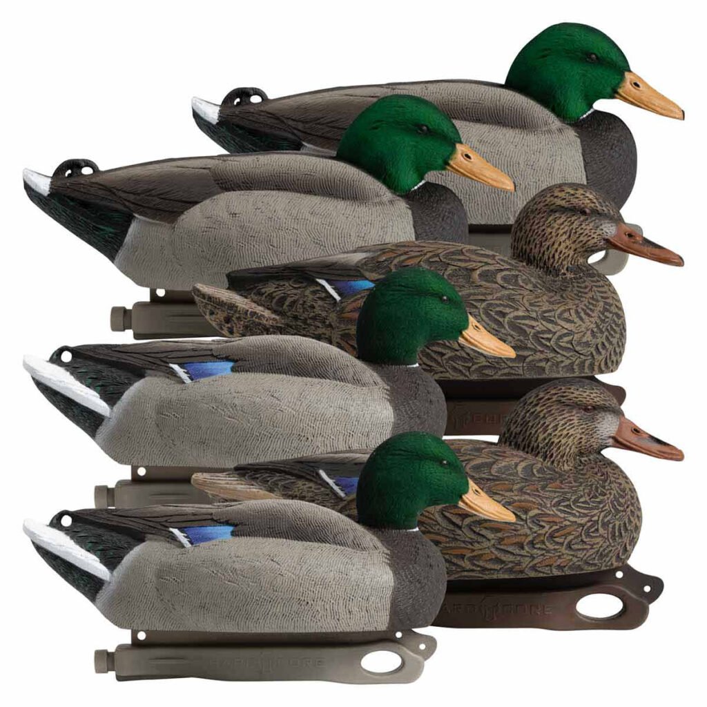Hardcore Rugged Std Mallard Floater Drake Head 6pk