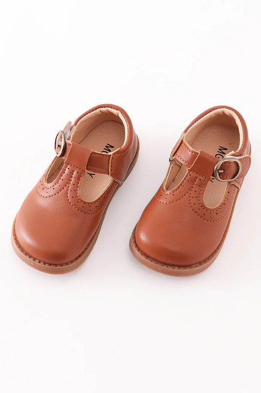 Brown Vintage Shoes for Girls