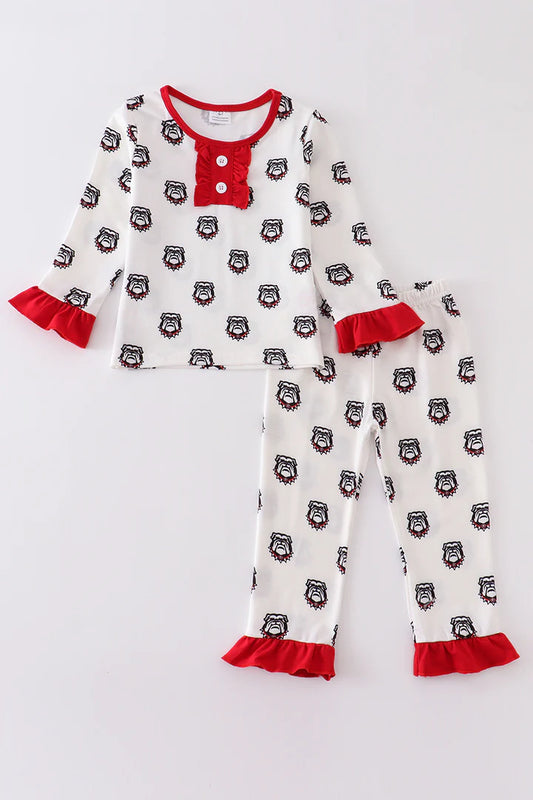 Girl's GA Bulldogs Pajamas