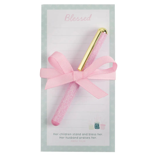 Blessed Notepad and Pen