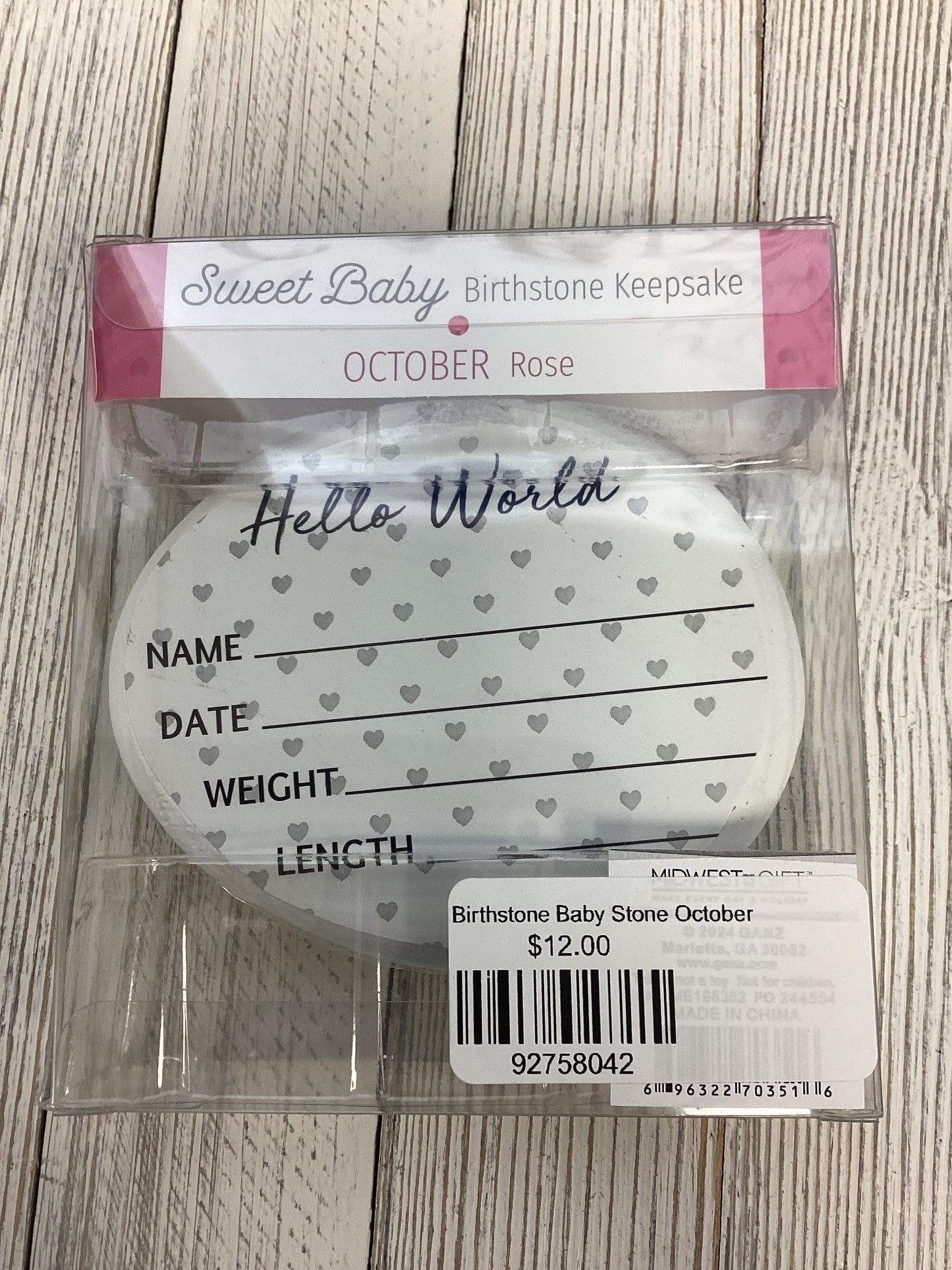 GANZ Birthstone Baby Stone October
